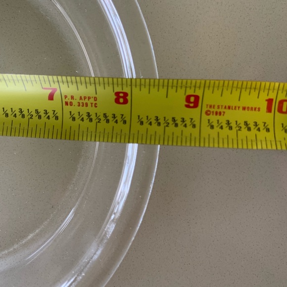 PYREX (2) vintage pie pans 9 inch & 7.5 inch - Picture 5 of 8